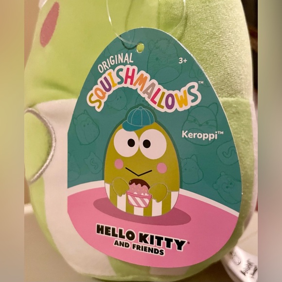 Squishmallow Keroppi Foodie Hello Kitty and Friends by Sanrio 8.5” - Picture 5 of 6
